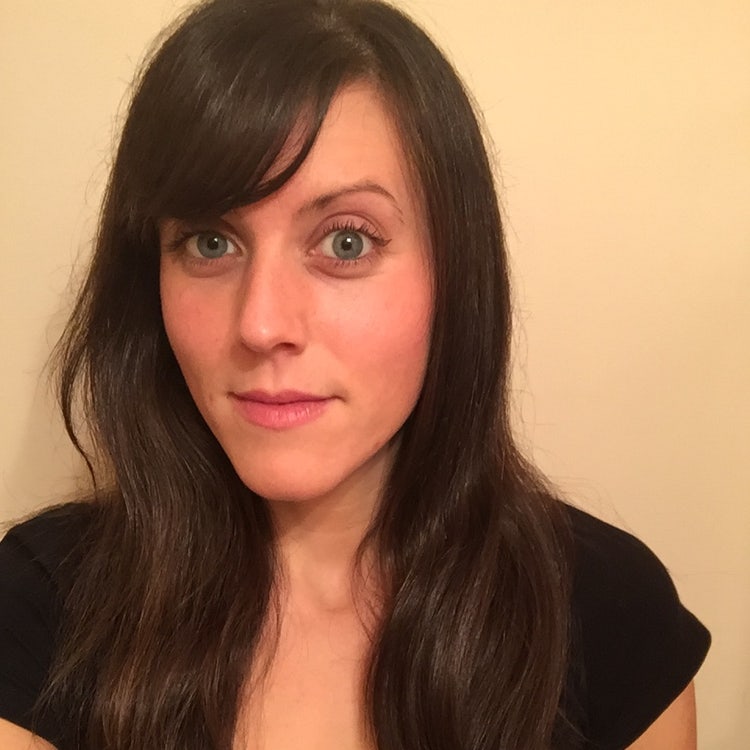 A closeup of Marian Flaxman